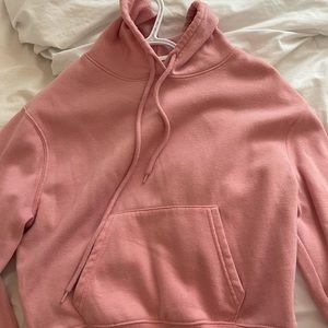 Plain pink hoodie